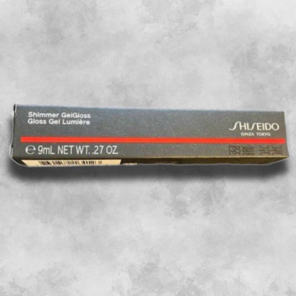 Shiseido Shimmer Gel Gloss Mirror-Like Crystalline Finish Non-Sticky Women's 9ml